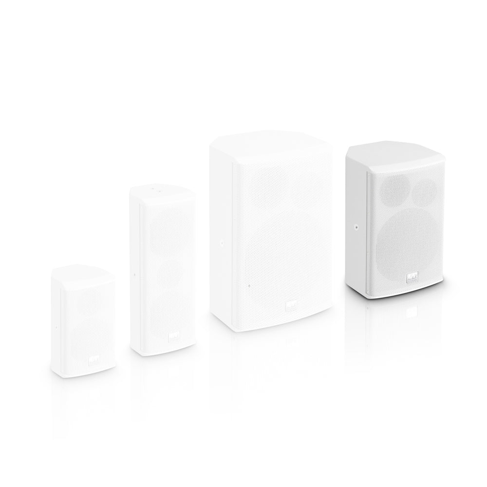 LD Systems SAT 62 G2 Ensemble de haut-parleurs RMS (Blanc, 80W, 8 Ohm)