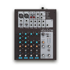 LD Systems VIBZ 6 D - Console de mixage 6 canaux avec DFX
