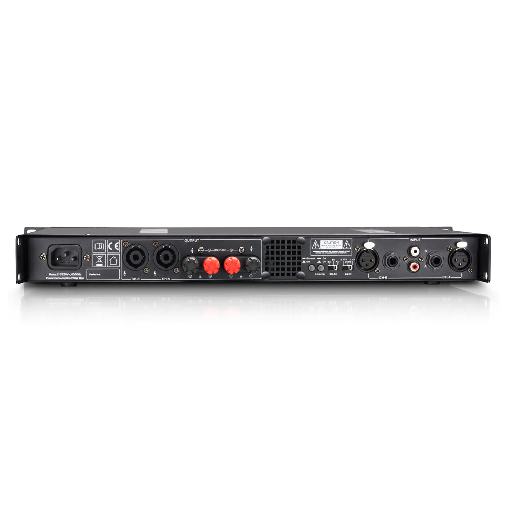 LD Systems XS 200 - Amplificateur de Puissance (2x50W, 8 Ohm)
