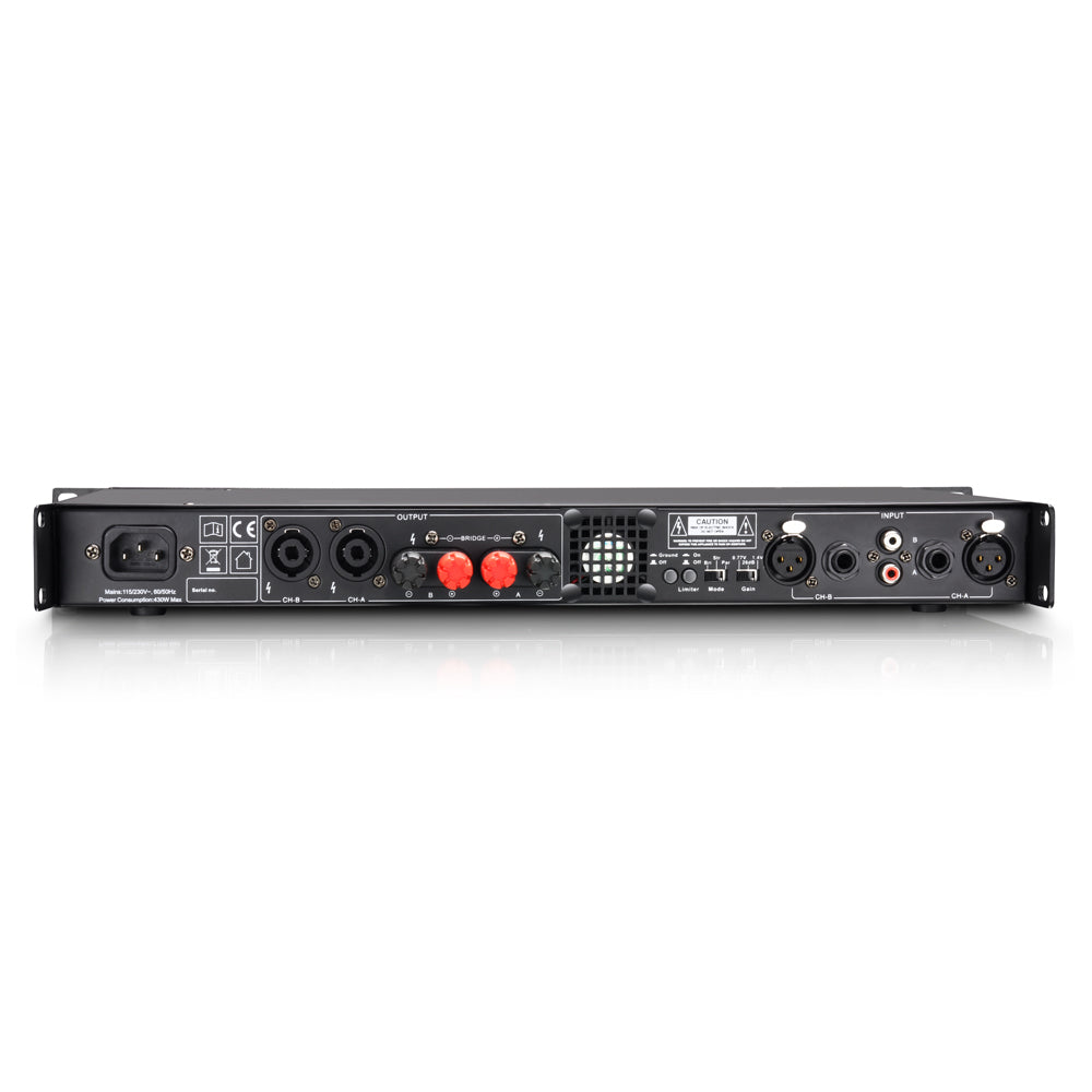 LD Systems XS 400 - Amplificateur de Puissance (2x100W, 8 Ohm)