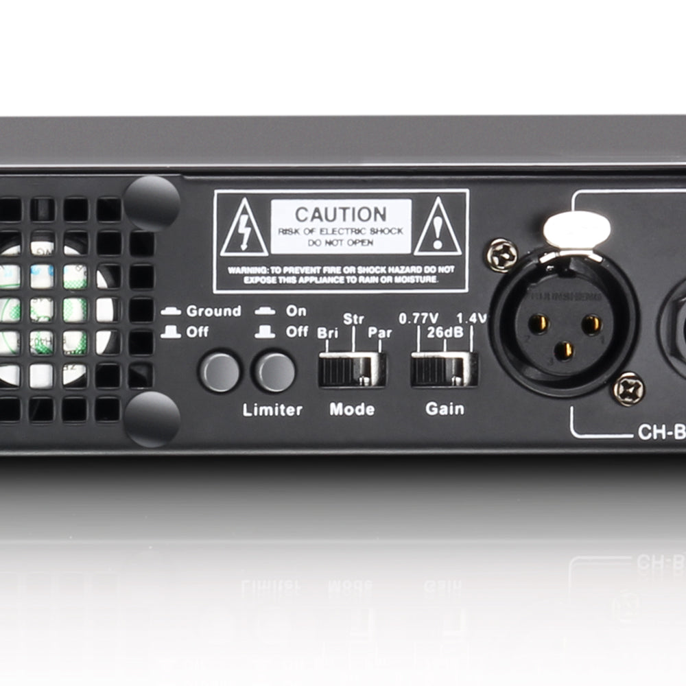 LD Systems XS 400 - Amplificateur de Puissance (2x100W, 8 Ohm)