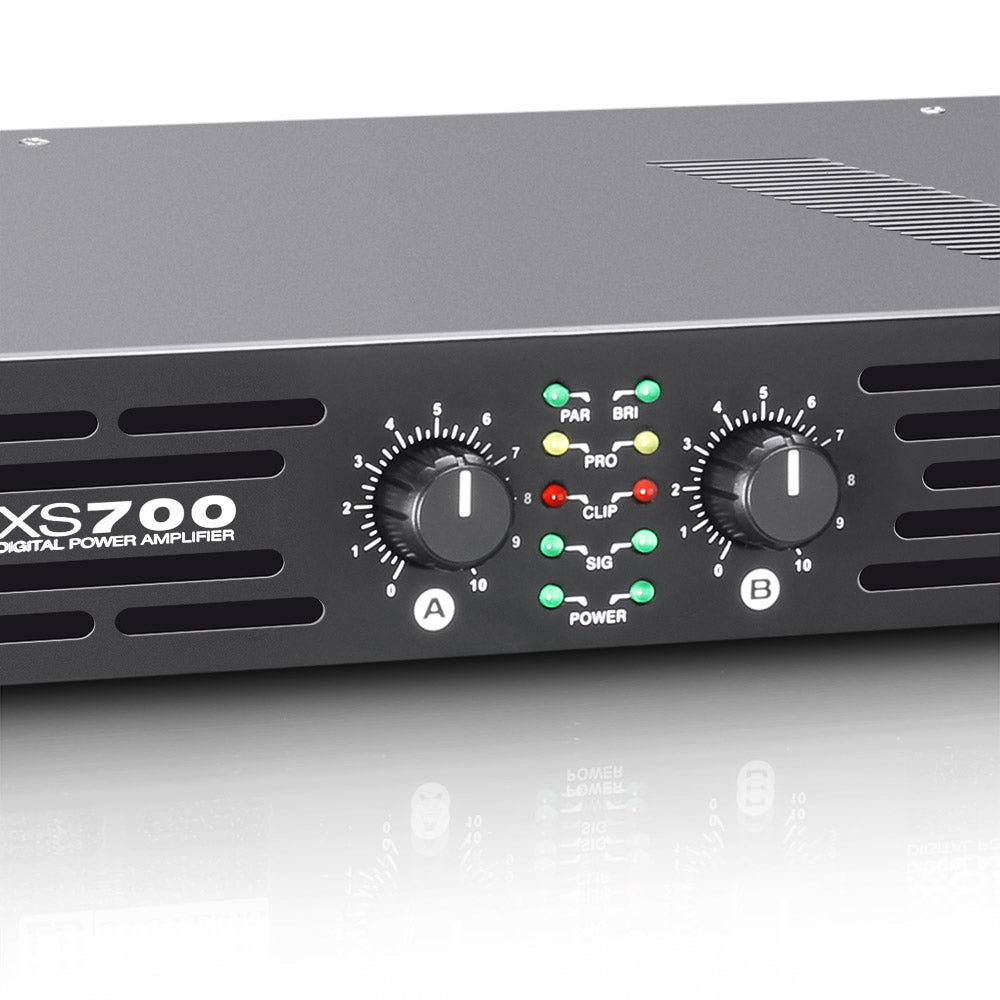 LD Systems XS 700 - Amplificateur de Puissance (2x200W, 8 Ohm)