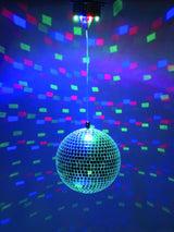 Ibiza Battery Powered Disco Ball with LED Light (30 cm)