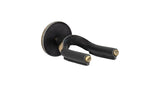 Levys FGHNGR support mural pour guitare, laiton et cuir noir