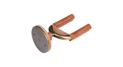 Levys FGHNGR support mural pour guitare, laiton et cuir tan