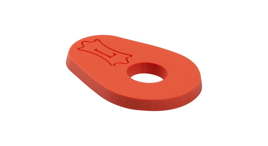 Levys RINGBLOCK strap locks en caoutchouc, orange