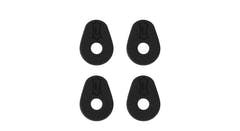 Levys RINGBLOCK strap locks en caoutchouc, noirs