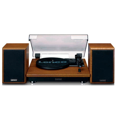 Lenco LS-100 Platine Vinyle avec Haut-parleurs (Teck)