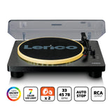 Lenco LS-50 LED Turntable Bundle (Black)