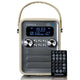 Lenco PDR-051 DAB Radio, Taupe/Silver