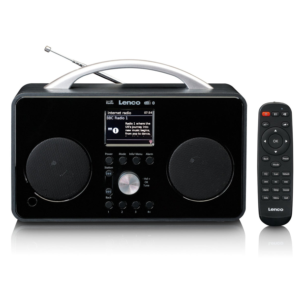 Lenco PIR-645 Internet Radio, Black