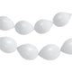 Link Balloons for Garlands Coconut White Matt. (33cm - 8 pcs)