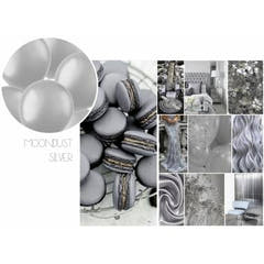 Ballons de Lien pour Guirlandes 8 pcs. (Argent Poussière de Lune, 33cm)