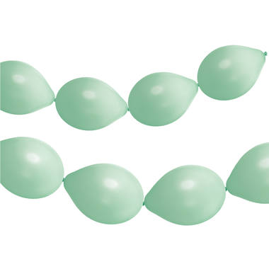 Ballons de Lien pour Guirlandes 8 pcs. (Pistache Poudre Mat, 33cm)