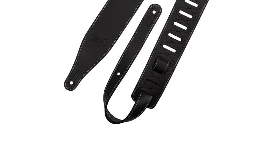Levys M17BAS sangle de guitare 2 1/2", noire