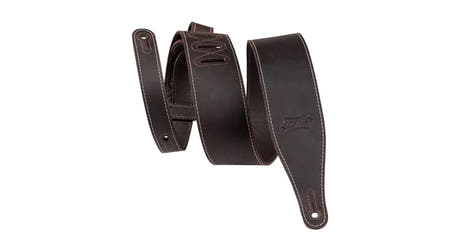 Levys M17BAS sangle de guitare 2 1/2", brun foncé