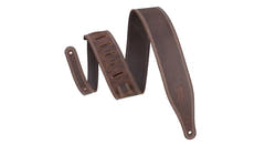 Levys M17BDS sangle de guitare 2 1/2", dark marron à effet pull-up