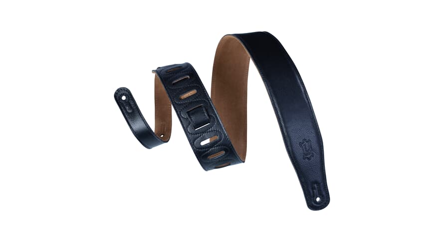 Levys M26GF sangle de guitare 2 1/2", noire