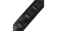 Levys M26PD sangle de guitare, M26PD-BLK-ACO