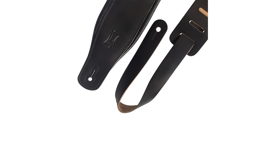 Levys M26PD sangle de guitares 3", noire