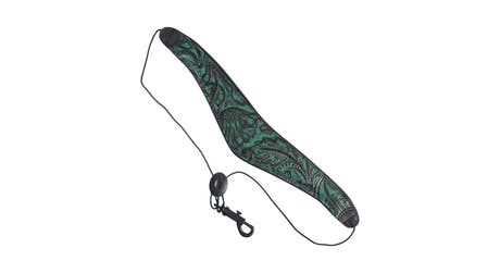 Levys M27W sangle de saxophone 2", turquoise embossée