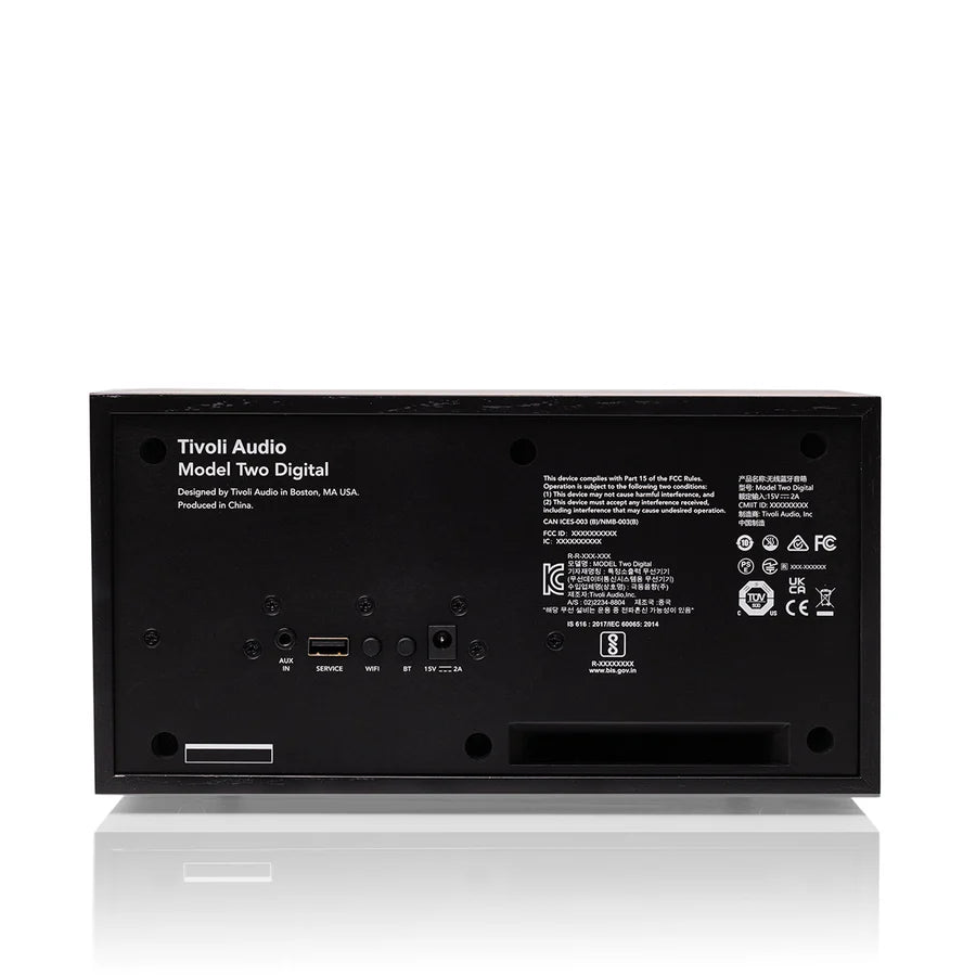 Tivoli Audio Model Two Digital Bluetooth Haut-parleur (Noir/Noir)