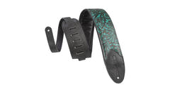 Levys M4WP sangle de guitare 3", turquoise