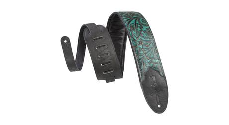 Levys M4WP sangle de guitare 3", turquoise