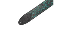 Levys M4WP sangle de guitare 3", turquoise