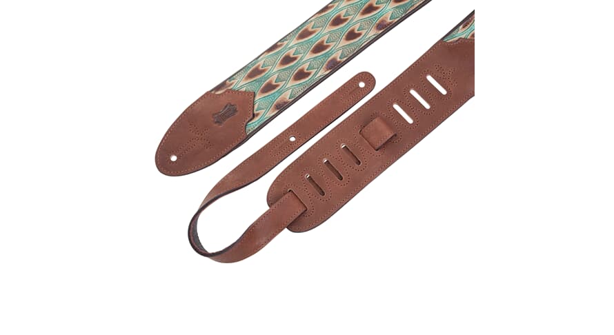 Levys M4WP sangle de guitare 3", motif flèche turquoise