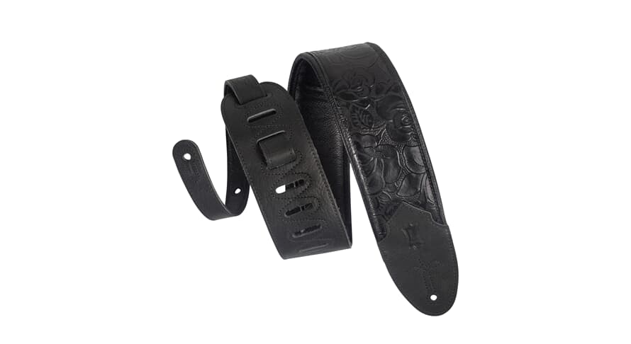Levys M4WP sangle de guitares 3", Black Rose
