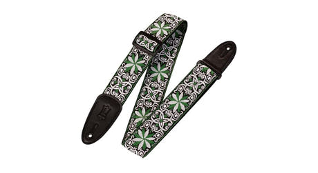 Levys M8HT sangle de guitare 2", verte et blanche