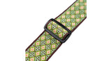 Levys M8HT-25 sangle de guitare 2", motif floral vert