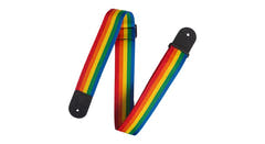 Levys M8POLY sangle de guitare 2", arc-en-ciel