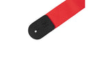 Levys M8POLY sangle de guitare 2", rouge