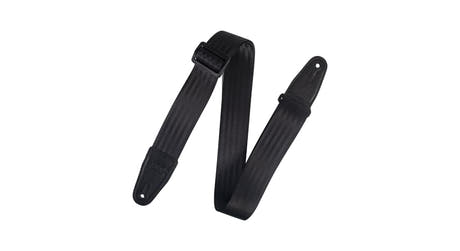 Levys M8SB sangle de guitares 2", ceinture de sécurité noire