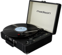 Madison Vintage Pladespiller avec Bluetooth (Sort)