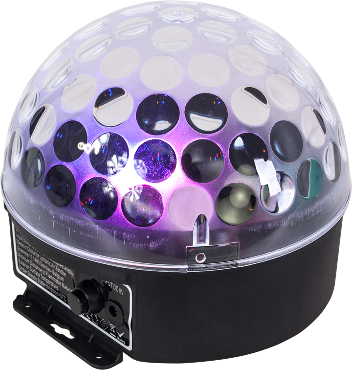 Ibiza Astro-Bat RGBA LED lumière disco