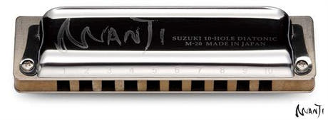 Suzuki Manji M-20 mineur naturel, harmonica. Tonalité : Bb
