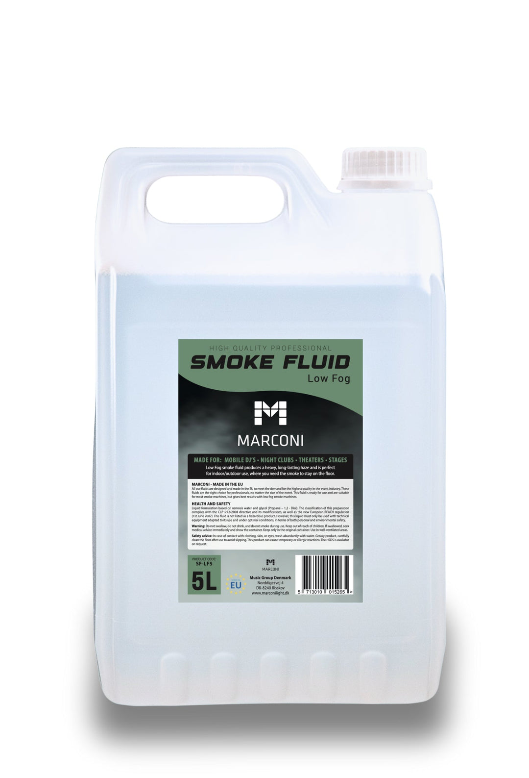 3 x 5L Liquide à fumée (Low Fog) + 250ml Liquide de nettoyage