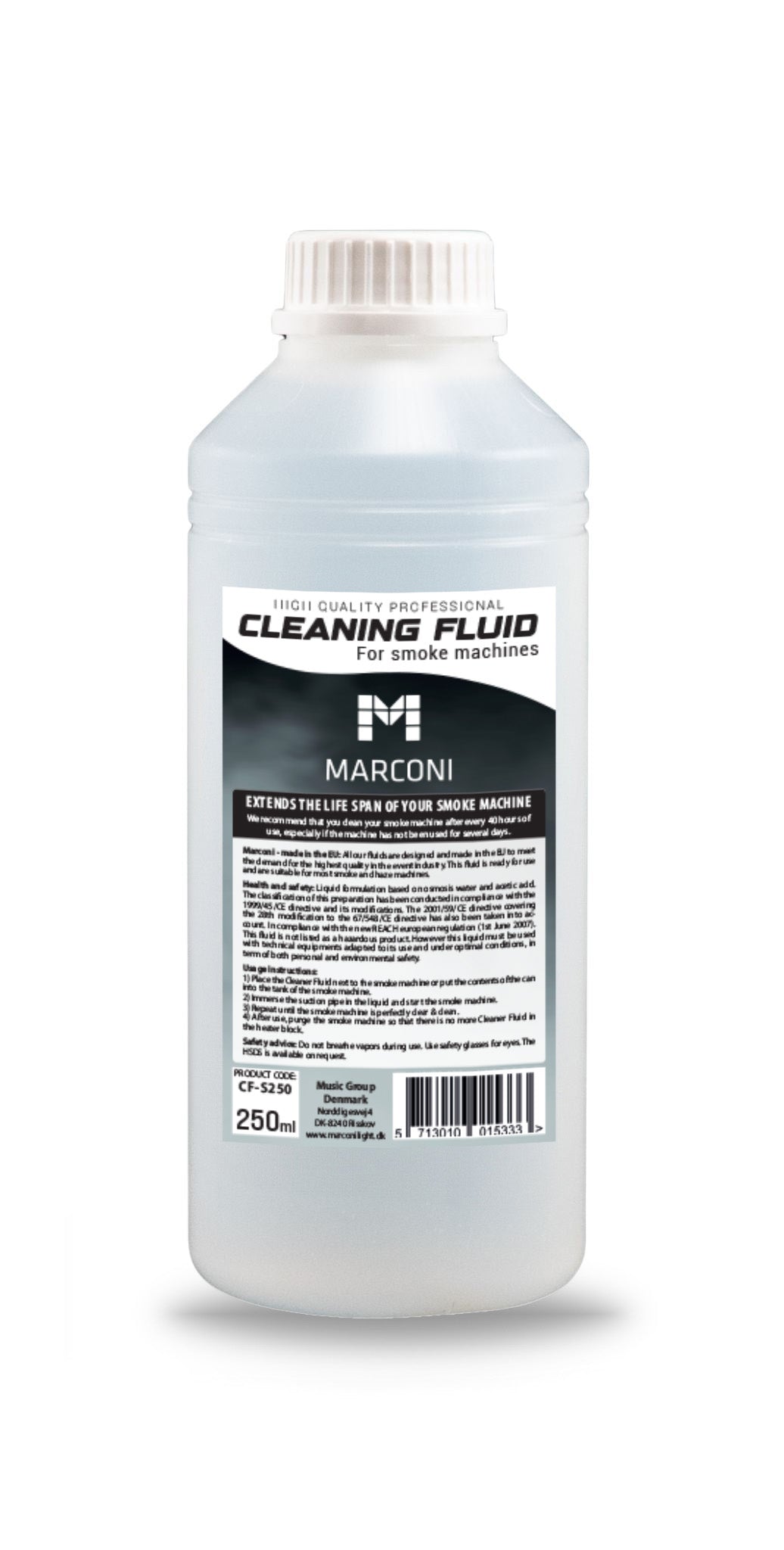 3 x 5L Liquide à fumée (Standard Density) + 250ml Liquide de nettoyage