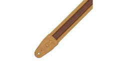 Levys MC2CG-TAN-TAN sangle de guitare 2" avec bande en cuir