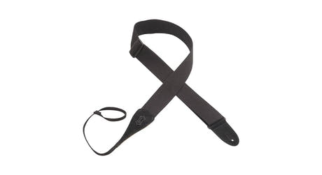 Levys MC8A sangle de guitare 2" pour guitare acoustique et dobro, noire