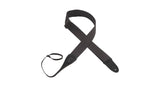 Levys MC8A sangle de guitare 2" pour guitare acoustique et dobro, noire