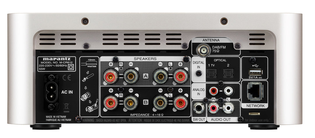 Marantz Melody X M-CR612 Système Minianlæg (Argent)