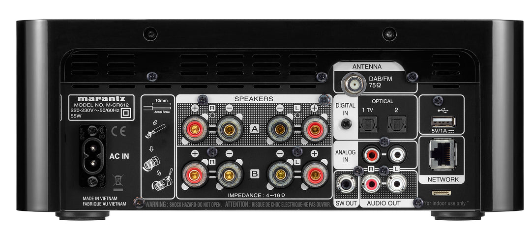 Marantz Melody X M-CR612 Minianlæg (Noir)