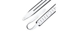 Levys MG317DRS sangle de guitare 2 1/2", blanche
