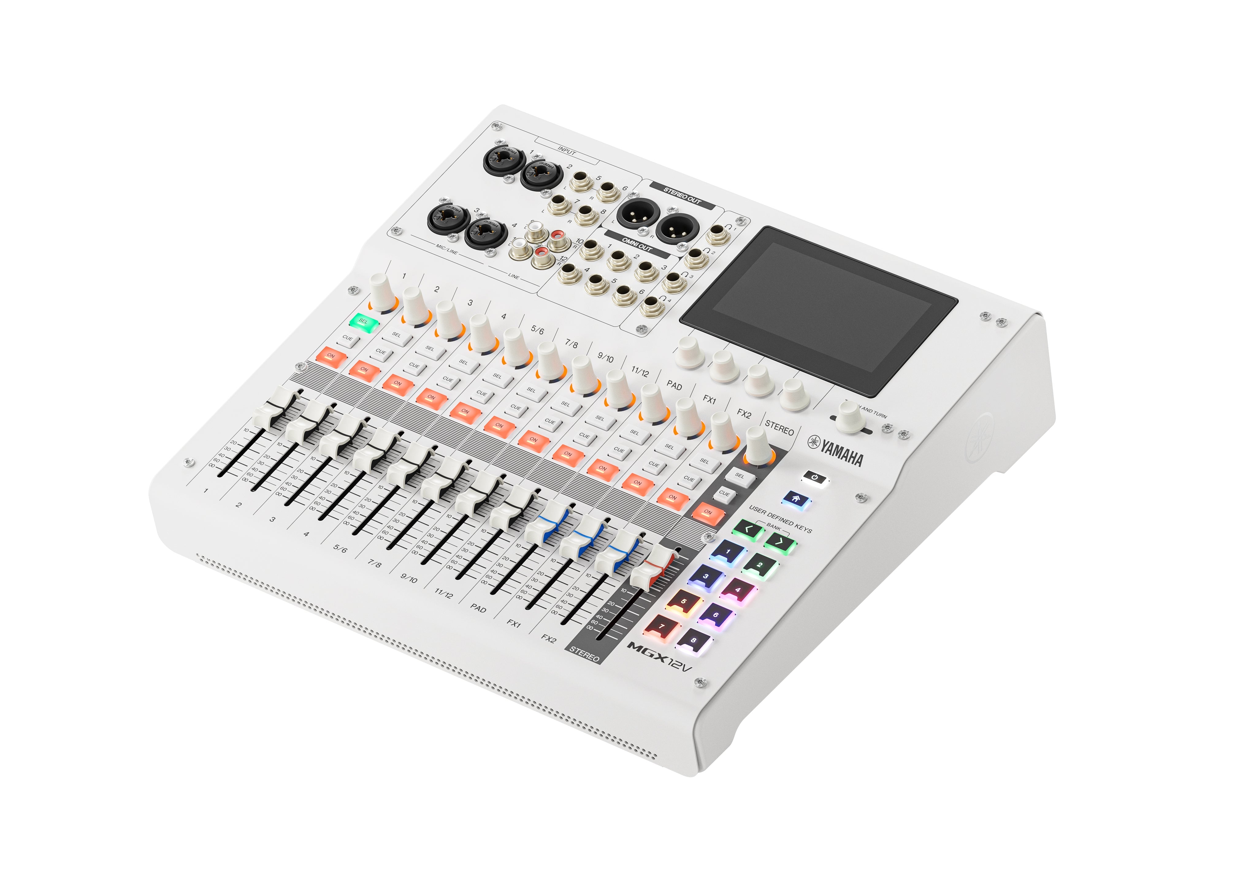 Yamaha MGX12V Console de Mixage Numérique (Blanc) - Version Vidéo
