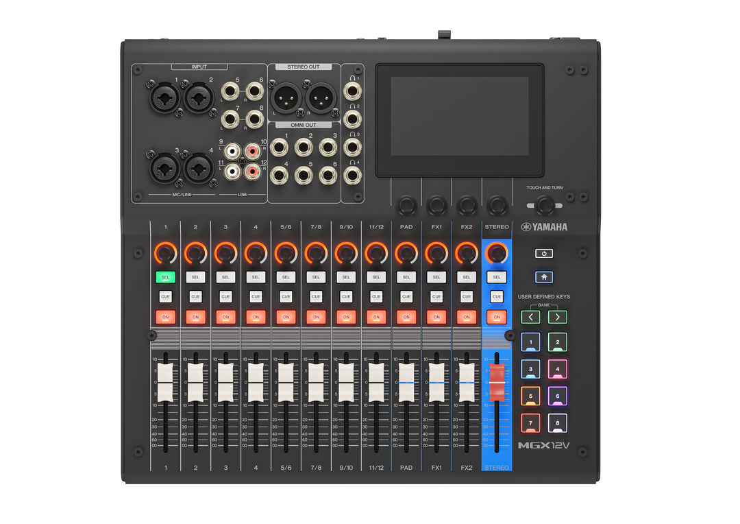 Yamaha MGX12V Console de mixage numérique (Noir) - Version vidéo