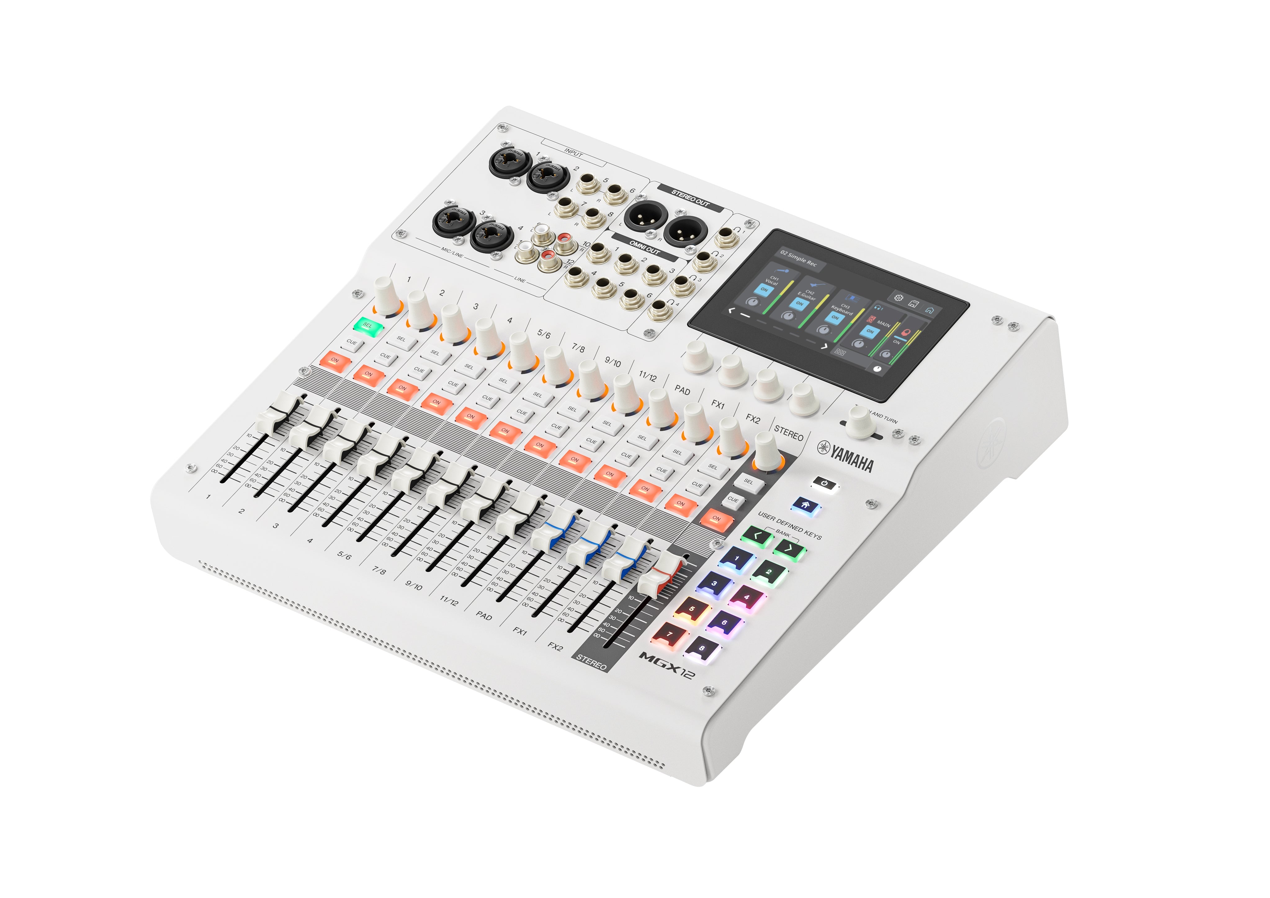 Yamaha MGX12 Console de Mixage Numérique (Blanc)